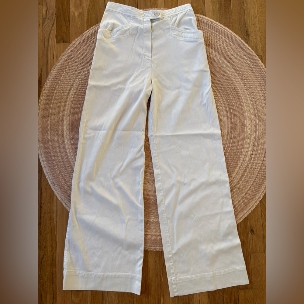 Raquel Allegra high rise wide leg pant